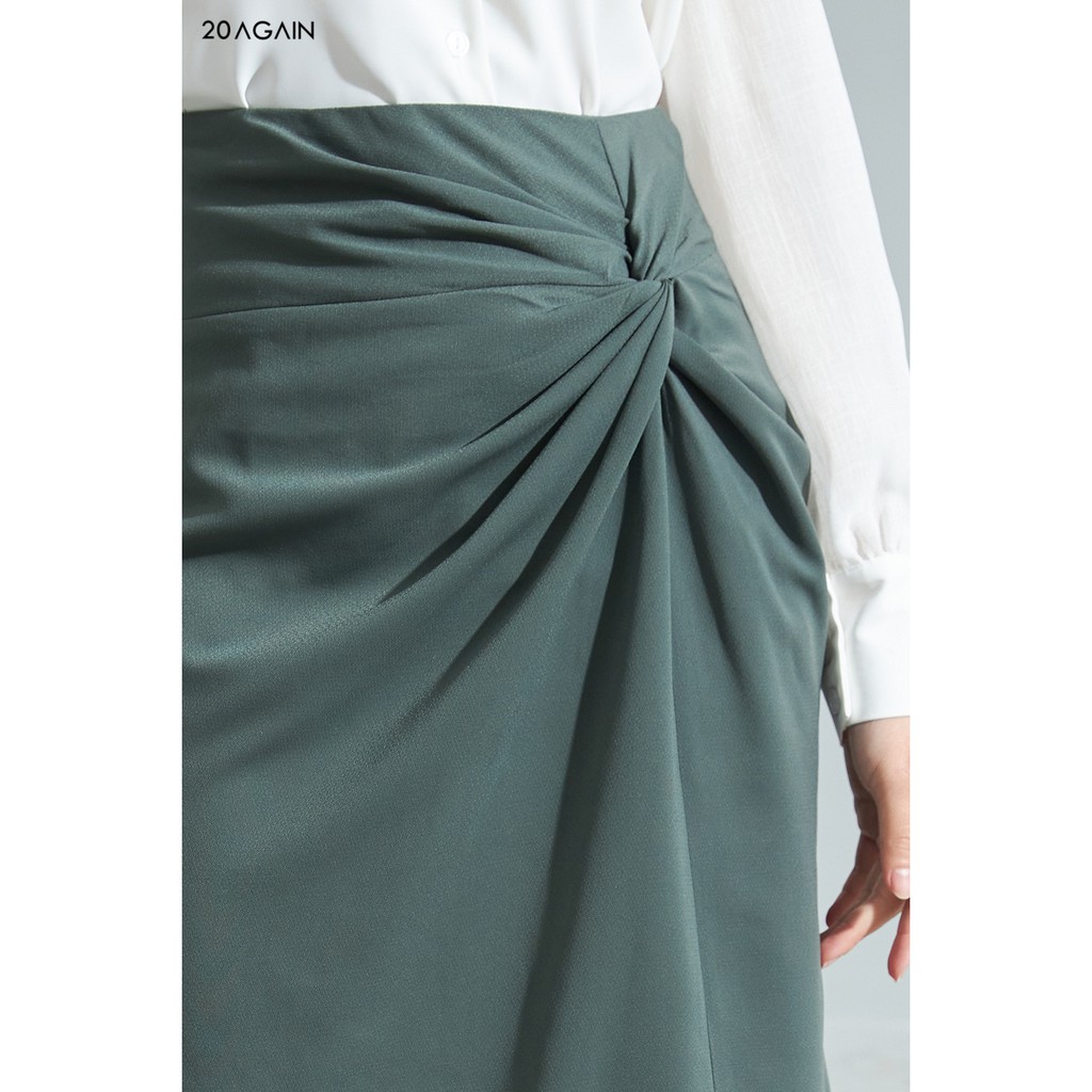 Chân váy dài xoắn eo 20AGAIN JDA1485 | BigBuy360 - bigbuy360.vn
