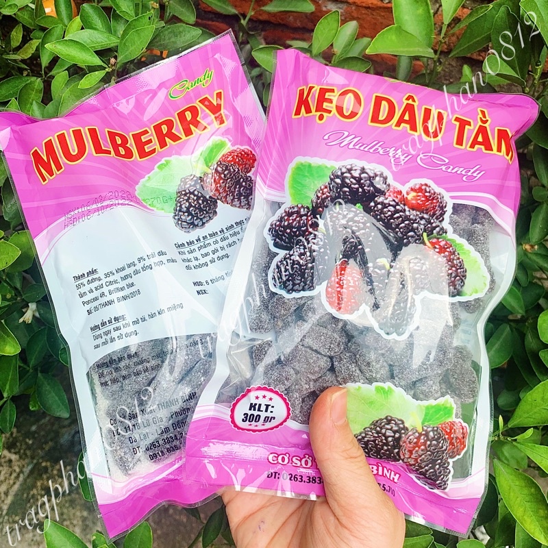 Ô mai dâu tằm, kẹo dâu tằm chua ngọt Đà Lạt (500g)