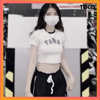 Áo croptop OUT LINE cotton body TUCO basic  nữ nhiều màu local brand freesize