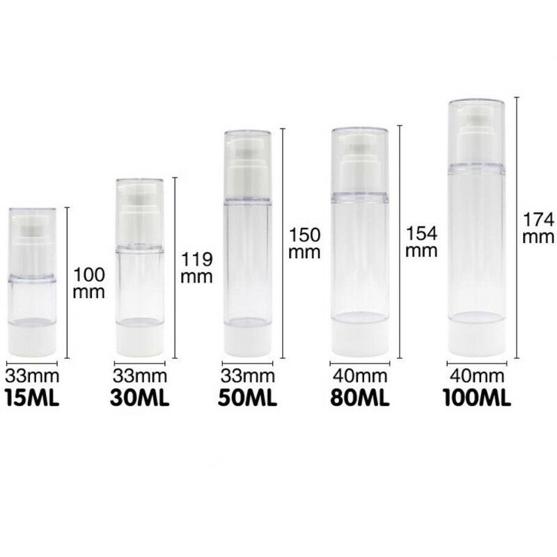 [Hàng mới về] Chai đựng dầu gội/sữa tắm đa năng 15ml 30ml 50ml 80ml 100ml