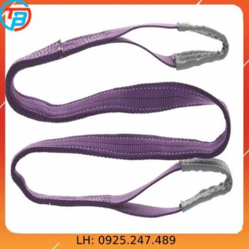 Dây cáp vải cẩu hàng 1 Tấn - bản 25mm - Hệ số 5:1 - 5 Mét CÁP THÉP Thái Bình VinàN