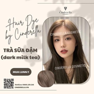 Thuốc nhuộm tóc Dark Milk Tea (Trà sữa đậm đà) - màu mới độc quyền (kèm trợ nhuộm, găng tay)