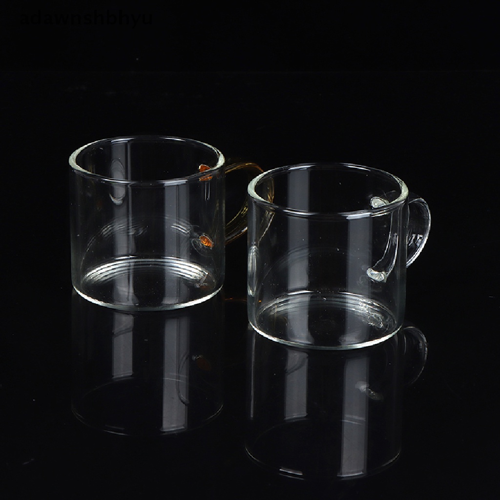 Cốc trà bằng thủy tinh borosie trong suốt cách nhiệt có tay cầm 80ml