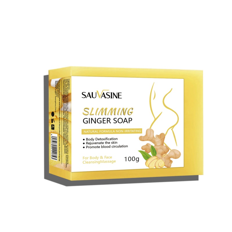 Xà Phòng Tắm Thải Độc Từ Gừng Hữu Cơ Làm Sạch Sâu Dưỡng Ẩm Giảm Cân