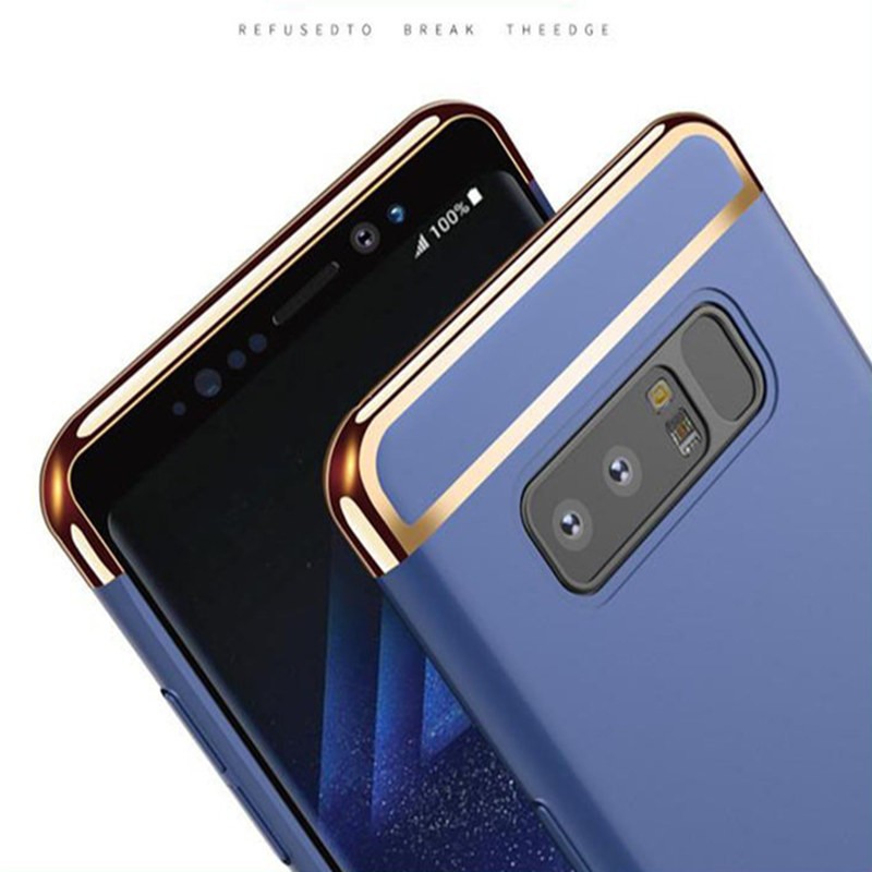 Luxury 360 full 3in1 PC case for Samsung Galaxy Note 8 S7 edge Matte Hard Cover