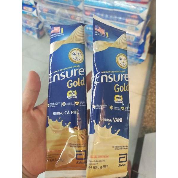 Sữa bột ensure gold gói 60,6g