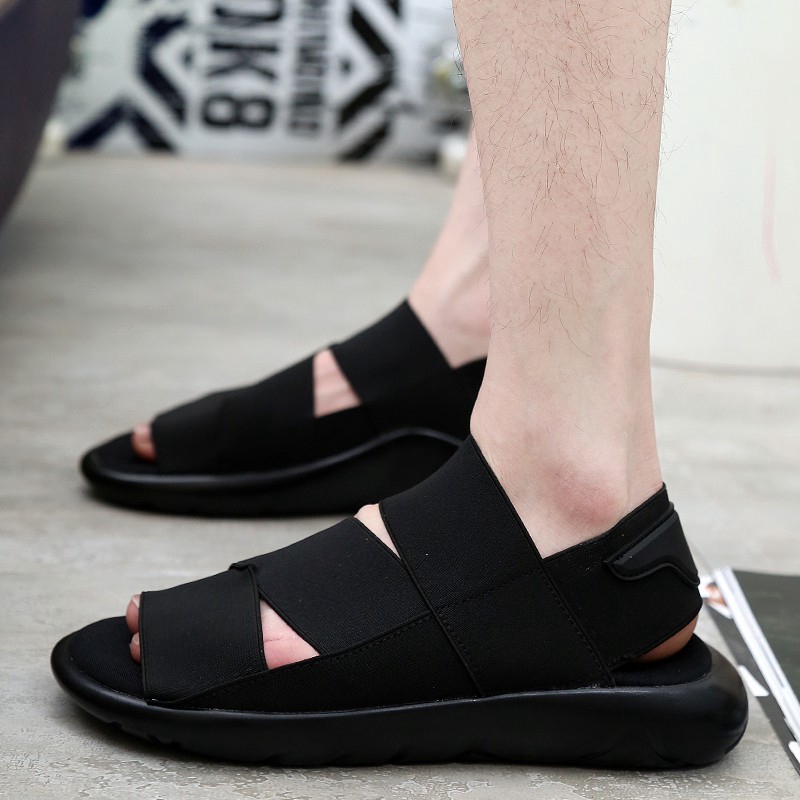 Giày sandal thiết kế đan chéo dây thời trang Hàn Quốc cho nam giới