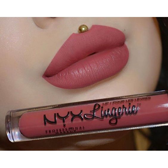 Son Kem NYX Lingerie Liquid Lipstick 4ml - Màu 12 EXOTIC