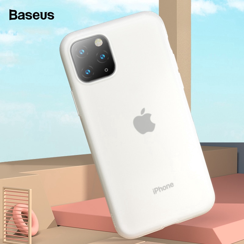 Baseus Liquid Silicone Soft Case For iPhone 11 Pro Max Ultra Thin Anti knock Phone Cover
