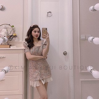 Váy dạ viền bèo hot ( ảnh thật , video )