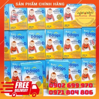 Hàng mỹfreeshipchính hãng baby drop vitamin d3 nhỏ giọt cho bé từ sơ sinh - ảnh sản phẩm 4