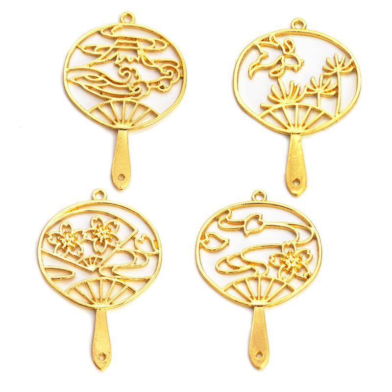 Set 4 Khung Kim Loại Mặt Nhựa Resin Dành Cho Quạt Mt Fuji