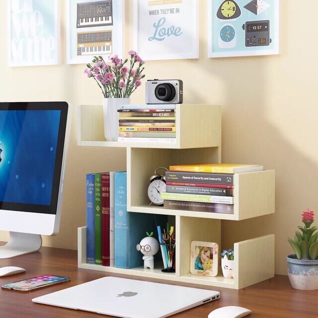 Giá sách, Kệ sách để bàn hình cây ( chọn màu ) | BigBuy360 - bigbuy360.vn