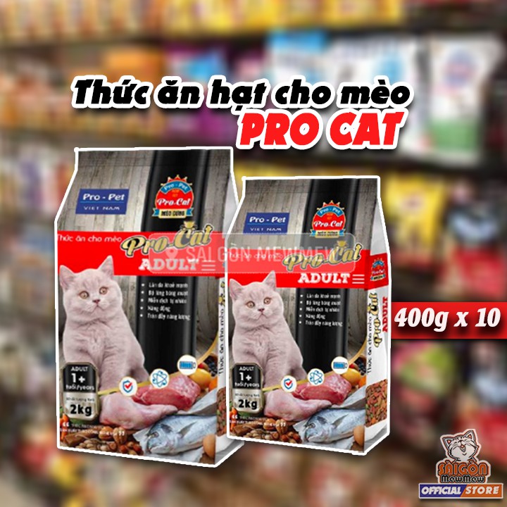 Hạt cho mèo PRO CAT 400gr