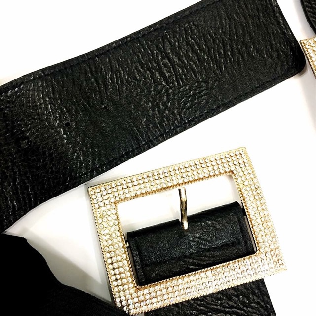 Đai váy :bản 7cm,mặt đính đá,chun co giãn(DXEO)