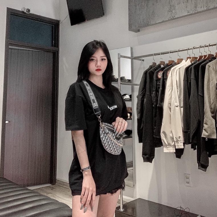 Áo Thun Tay Lỡ MIKENCO MIKEBEAR, áo phông unisex Form rộng oversize, chất liệu Cotton. KKIM Shop