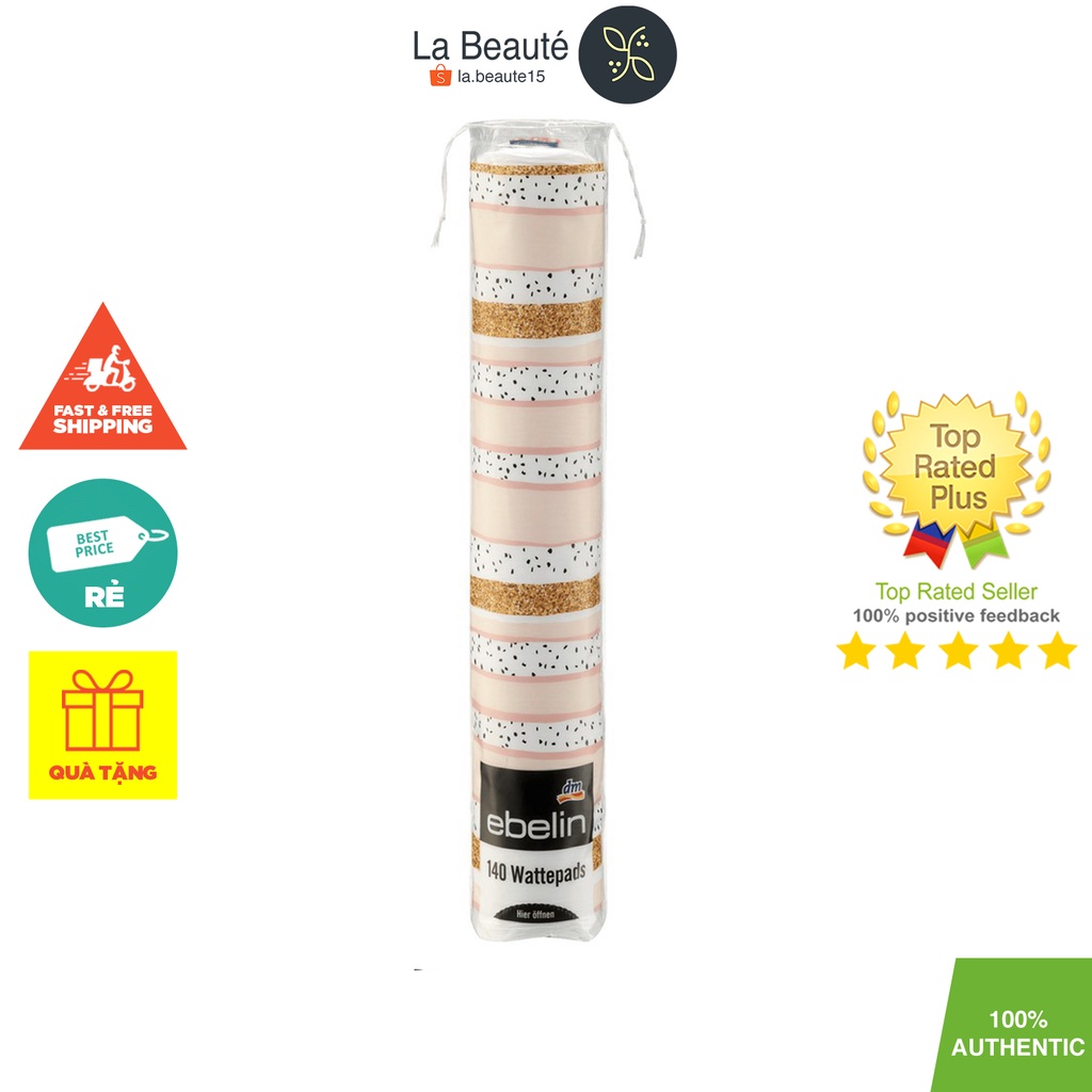 Bông Tẩy Trang Ebelin, Cien, Tetra Medical, Cotopads Velpeau - Hàng Đức Or Pháp, Từ 140 Miếng Đến 500 Miếng