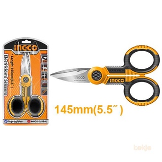 Kéo thợ điện 145mm ingco hes02855
