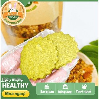 Bánh Cookie vị Matcha ăn kiêng không lo ngán, bánh yến mạch siêu ngon