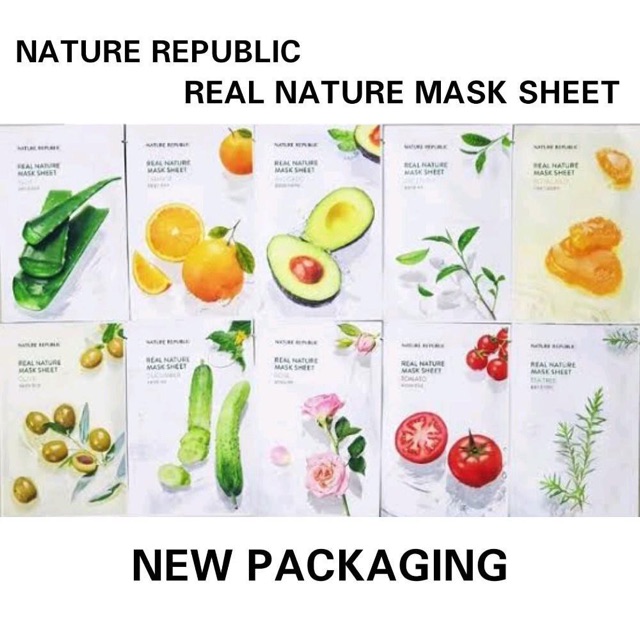 Mặt Nạ Dưỡng Da Nature Republic Real Nature Mask Sheet