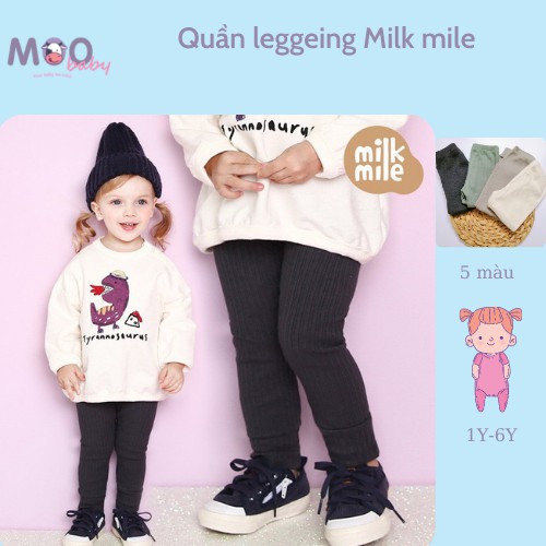 Quần dài bé gái, quần dài bé trai xuất hàn dư xịn Milk mile