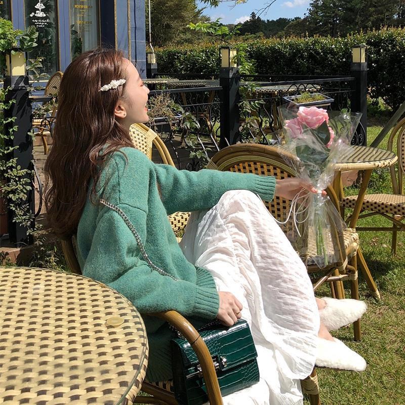 Hàng Sẵn_ Áo len dệt màu sắc nhẹ nhàng ulzzang