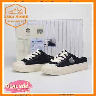 ✅[ Full Box + Bill ] 🌺Sục 𝐌𝐋𝐁  đạp gót cao cấp , đạp gót , sục ny  đen