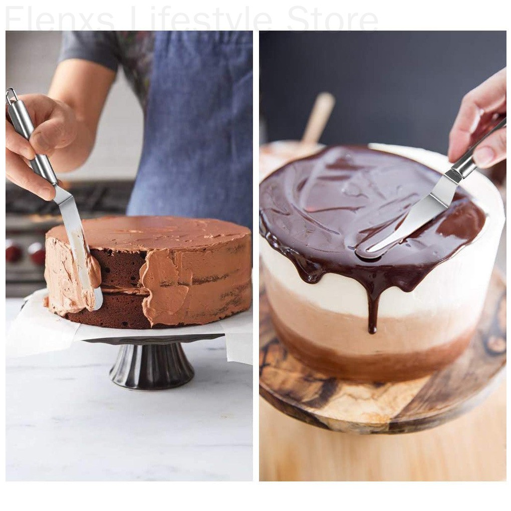 Dụng cụ chà láng bánh kem bằng thép không gỉ tiện dụng