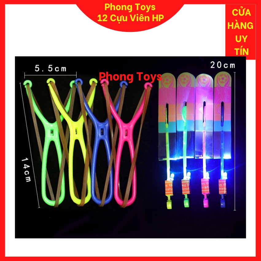 ĐỒ CHƠI CHONG CHÓNG XOAY CÓ GẮN ĐÈN LED BAY SIÊU CAO LÊN TRỜI