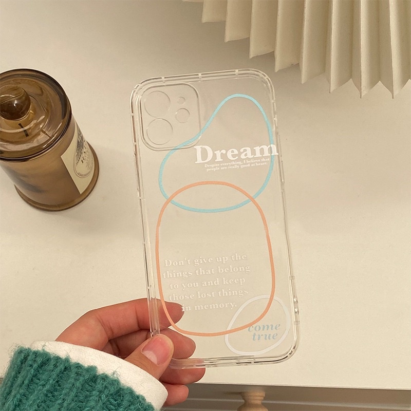 (SIÊU RẺ) Ốp lưng iphone trong vòng tròn Dream 7plus/8/8plus/x/xr/xs/11/12/13/pro/max/plus/promax