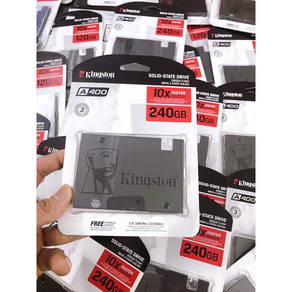 Ổ Cứng SSD Kingston A400 120GB SA400S37/120G Mới Chính Hãng - Bảo hành 36 tháng