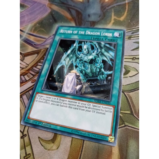 Lá thẻ bài Yugioh chính hãng - Return of the Dragon Lords - SDRR-EN030 - Common