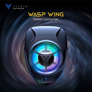 Flydigi wasp wing |phiên bản mới có kẹp | quạt tản nhiệt gaming cho điện thoại và máy tính bảng siêu mát, led rgb-dc3927