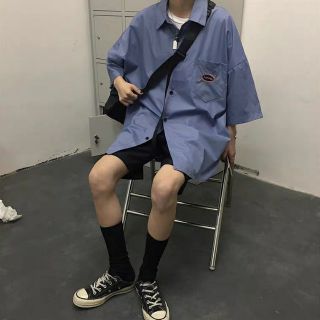 [ FREE SHIP ĐƠN 99K ]_Áo sơ mi tay lỡ dáng rộng unisex (2 màu)
