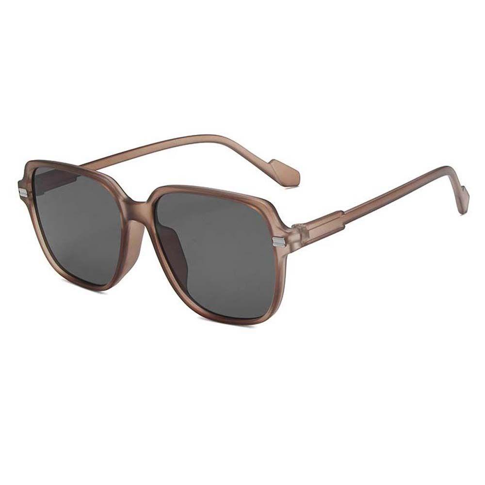 Kính Râm Hàn Quốc WMES15H Gọng Lớn In Họa Tiết Da Báo Phong Cách Vintage Sang Trọng Cho Nữ