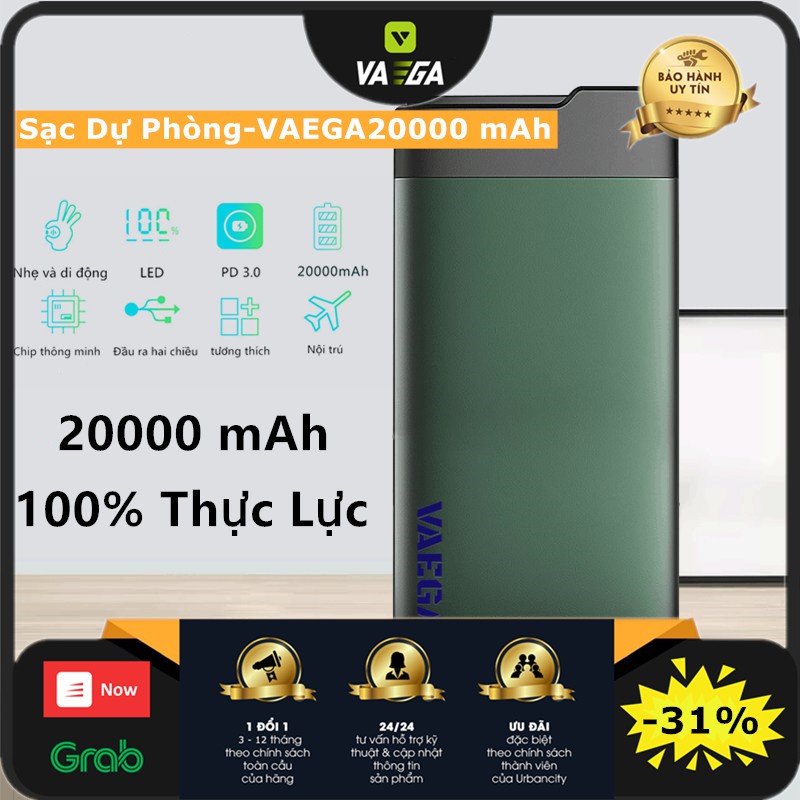 Pin sạc dự phòng VaeGa PowerCore Select 20000mAh - P20Q