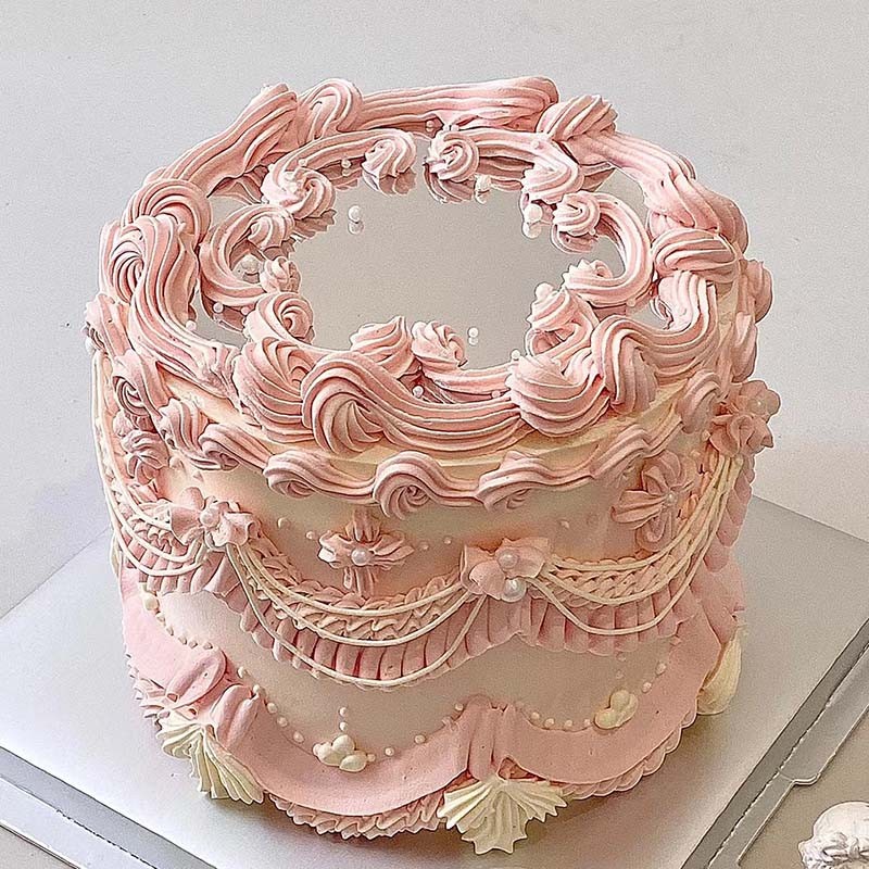 Gương acrylic Phản Quang Trang Trí Bánh Kem Sinh Nhật / Lễ Tình Nhân