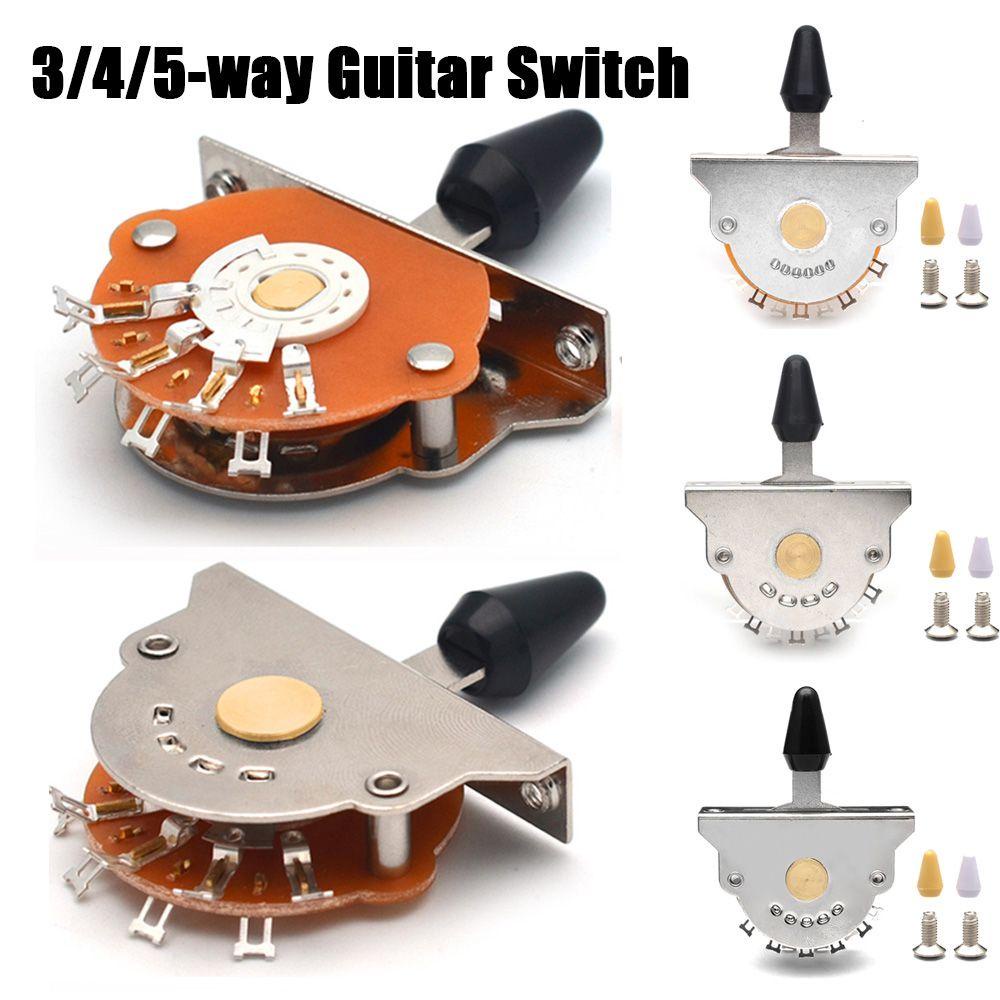 CHOOKEY Chiết Áp Công Tắc 3 Chiều 4 Chiều 5 Chiều Bằng Nhựa Cho Đàn Guitar