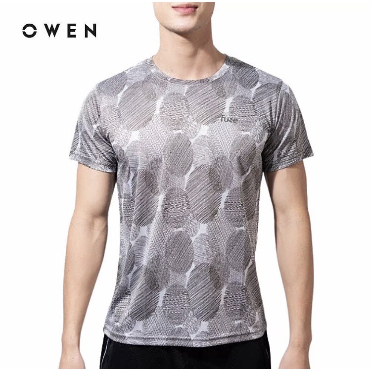 Áo Tshirt Nam ngắn tay Owen họa tiết Bodyfit - TSN22498