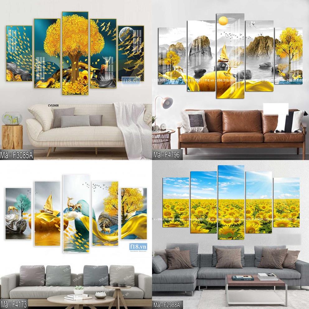Tranh treo tường TRÁNG GƯƠNG phòng khách 150cmx90cm, cốt gỗ nguyên tấm dầy 12ly bền-bóng-đẹp nhất