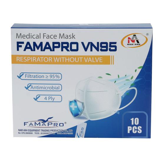[CAM KẾT CHÍNH HÃNG] Khẩu Trang Y Tế, ✔️FREESHIP✔️, VN95 FARMAPRO, Hiệu quả lọc trên 95%