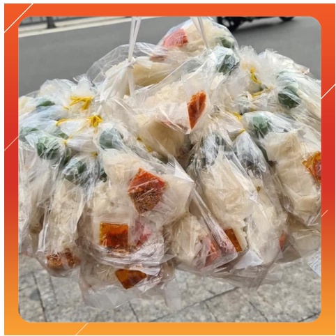 Xâu 12 Bịch Bánh Tráng Phơi Sương Sate Muối Thơm Ngon- Bánh Tráng Vò