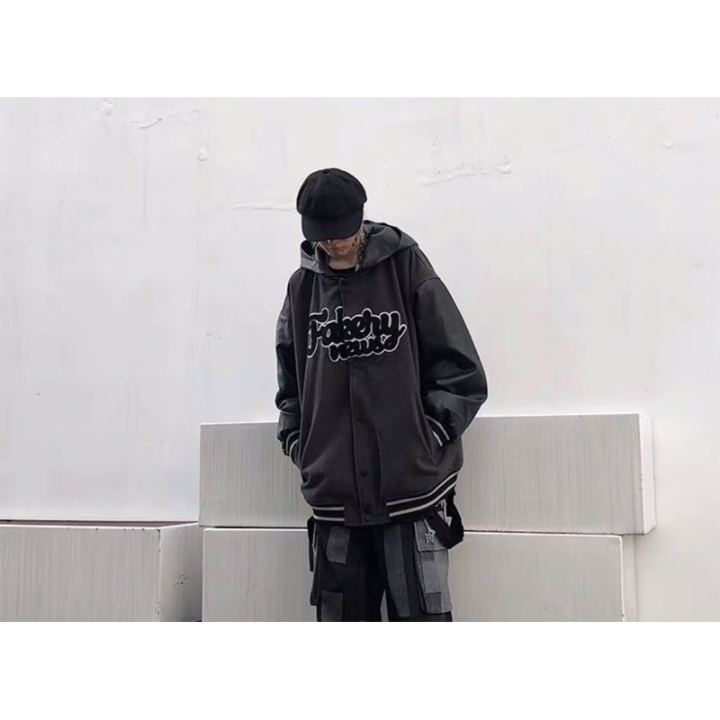 FAKERY NEWS VARSITY JACKET  16typh