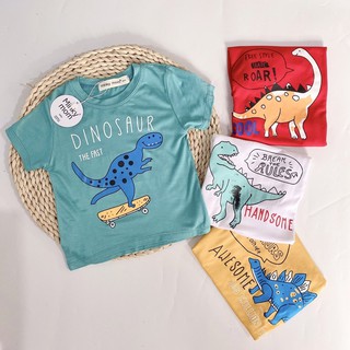 Sale!!!Áo cộc tay thun lạnh in khủng long