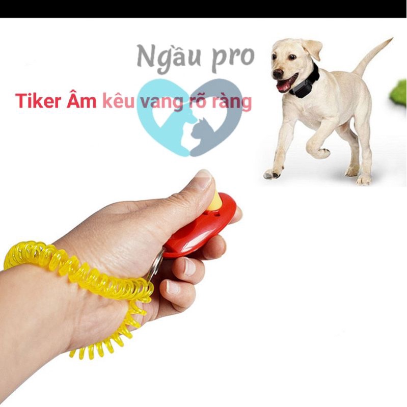 CLICKER Huấn Luyện Chó Phát Âm Thanh Kêu Tách - Dụng Cụ CLICKER Dạy Chó Chuyên Nghiệp Ngaupet