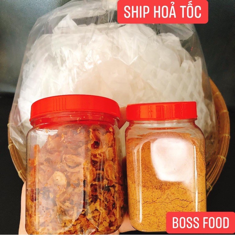 (3 món) 0,5kg Bánh tráng rìa phơi sương + 100g hành phi + 100g muối nhuyễn, bánh tráng Tây Ninh mềm dẻo thơm ngon