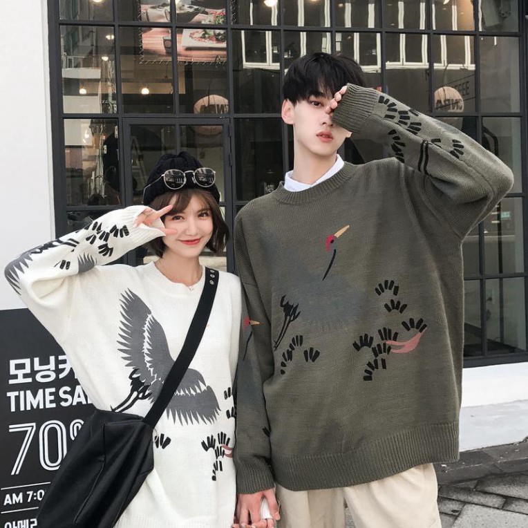 Áo Sweater Nam Nữ, Áo Nỉ Dài Tay Unisex ELISA Form Rộng Phong Cách Hàn Quốc Chất Dày Dặn Cực Đẹp