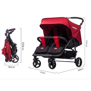 Xe đẩy đôi Seebaby T22