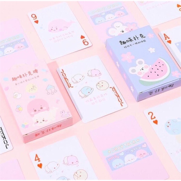 Bộ bài lá 52 cây cute