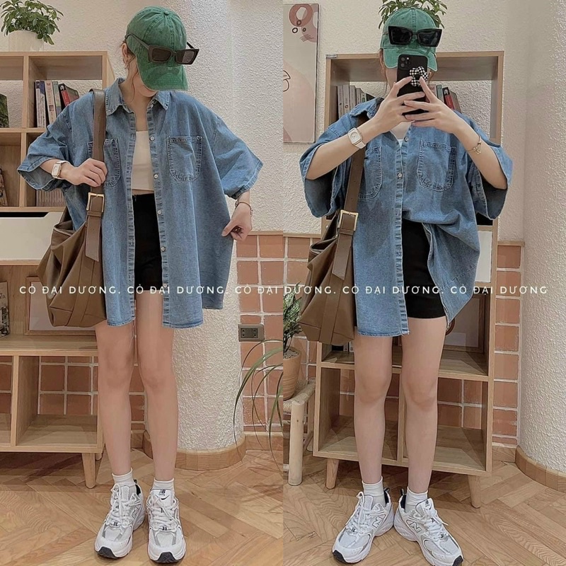 ÁO SƠ MI JEANS BIG SIZE (KÈM VIDEO HÌNH THẬT)